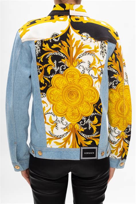 versace brand jacket|Versace denim jacket.